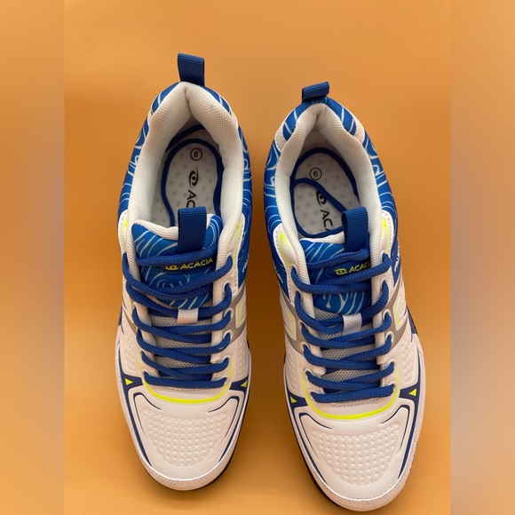 NEW Size 9 Men / 10.5 Women Acacia Dinkshot Pickleball Shoes White Royal Blue - Picture 6 of 7
